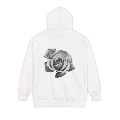 BLANC ON BLACK CLEAR ROSE HOODIE