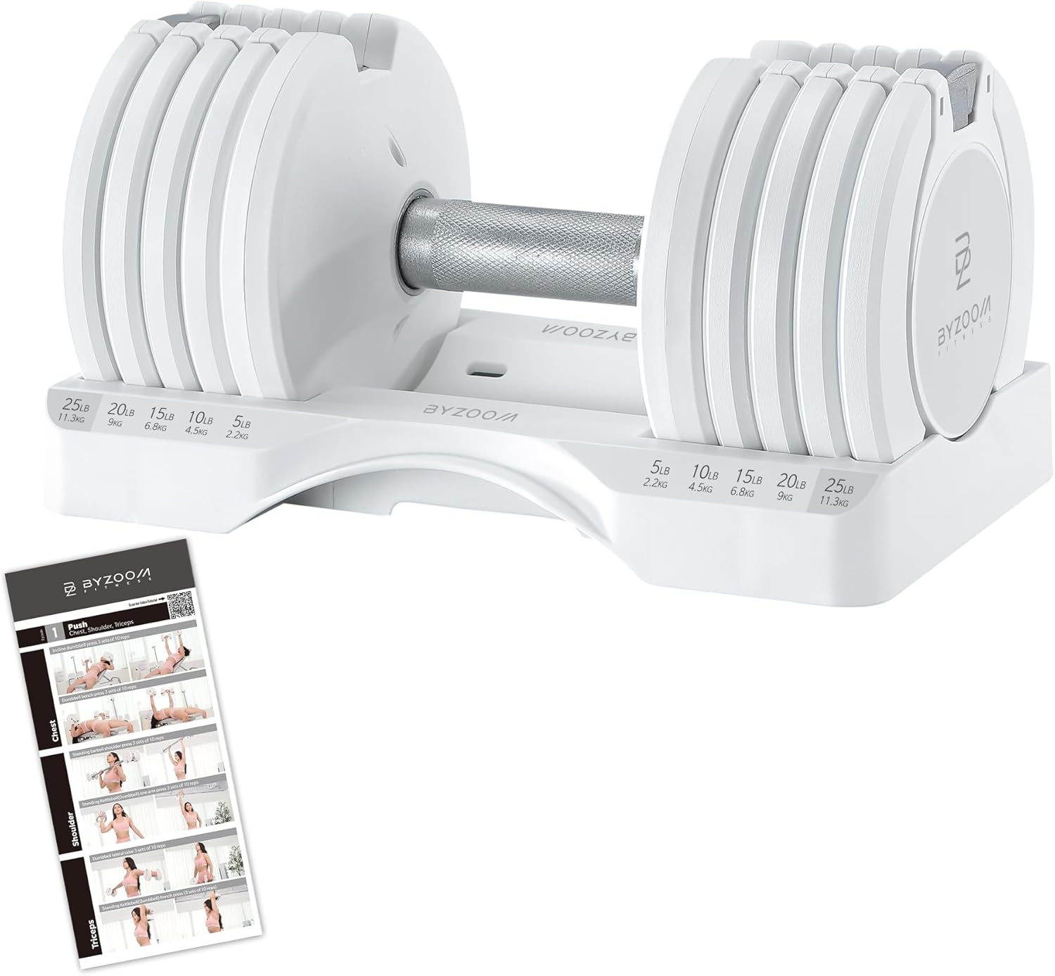 Adjustable Dumbbell Set (12.5/25 lbs) - Versatile Weight Training Solution for Home Gym, Ideal and customized for anyone