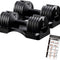 Adjustable Dumbbell Set (12.5/25 lbs) - Versatile Weight Training Solution for Home Gym, Ideal and customized for anyone